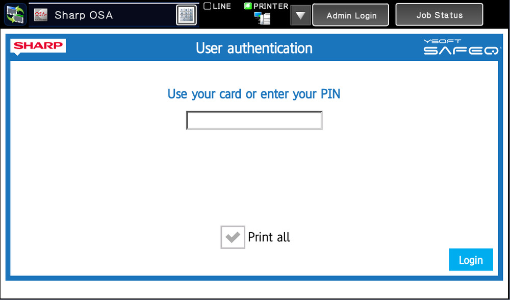 Print Management Software Sharp SafeQ