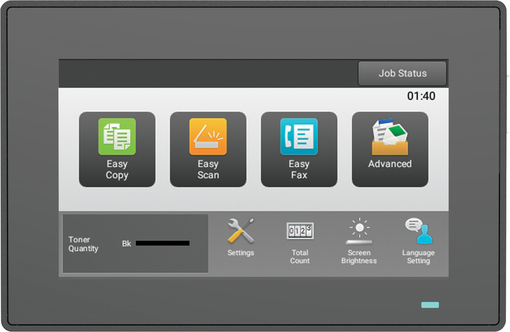 A4 sort/hvitt‑kopimaskin Sharp MX-B468F