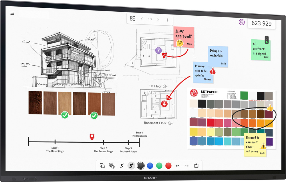 Interactive Displays Sharp/ NEC PN-LA752
