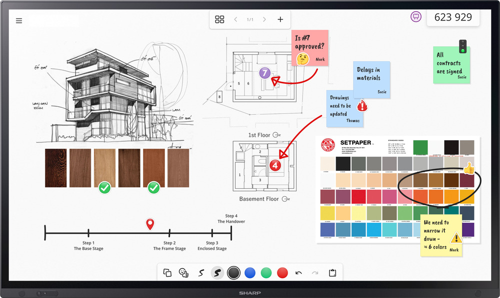 Interactive Displays Sharp/ NEC PN-LA752