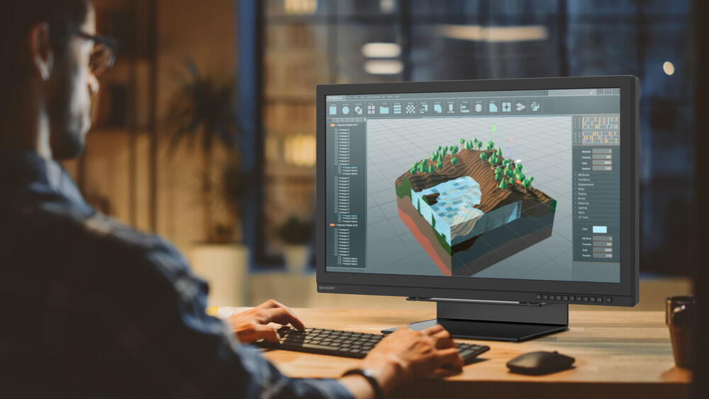 8k Display Sharp 8M-B32C1