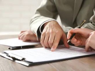 person using computer